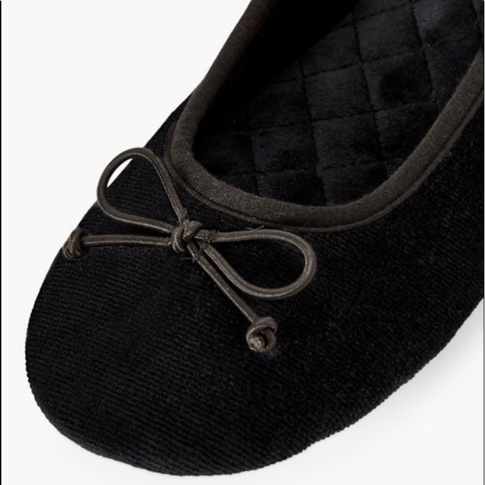 Sz 5-6 Llysha Ballerina Slippers-Black NIP - Picture 5 of 12